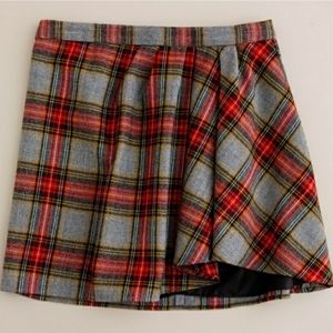 J. Crew plaid skirt